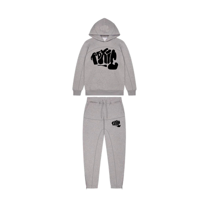 GREY TOXIC TRACKSUIT - BLACK