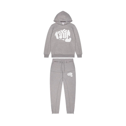 GREY TOXIC TRACKSUIT - WHITE